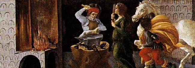 BOTTICELLI, Sandro Miracle of St Eligius china oil painting image